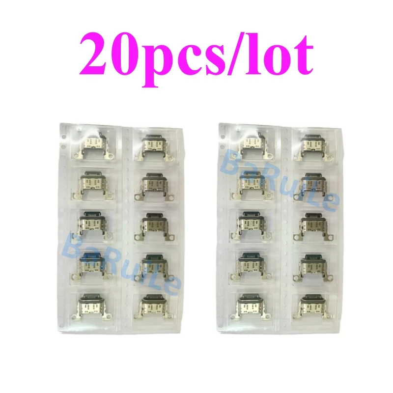 Enhanced USB Charging Dock Port Connector - Pack of 10/20/50, Type C Jack Socket Plug