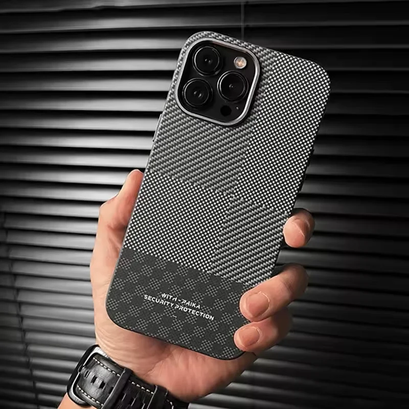 NeuestilvolleKohlefaser-HüllemitMuster,magnetischeHandyhüllefüriPhone16ProMax12,13,14,15Plus,kabellosesLaden,PC,harteAbdeckung-AliExpress202192403
