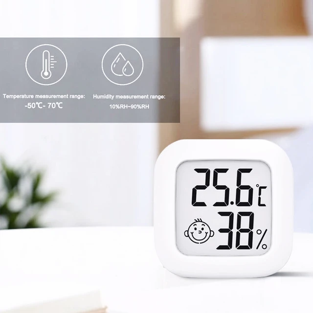 Mini Lcd Digitális Hőmérő Higriller Beltéri Szabadtéri Hőmérséklet Otthoni Higrométer Mérőérzékelő Páratartalom Otthon - Image 4