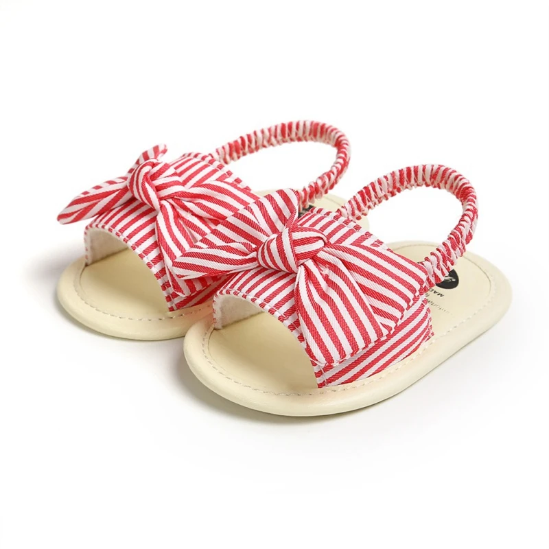 

Summer Baby Girls Sweet Sandals Bow Breathable Anti-Slip Shoes Toddler Girls Soft Soled First Walkers Shoes