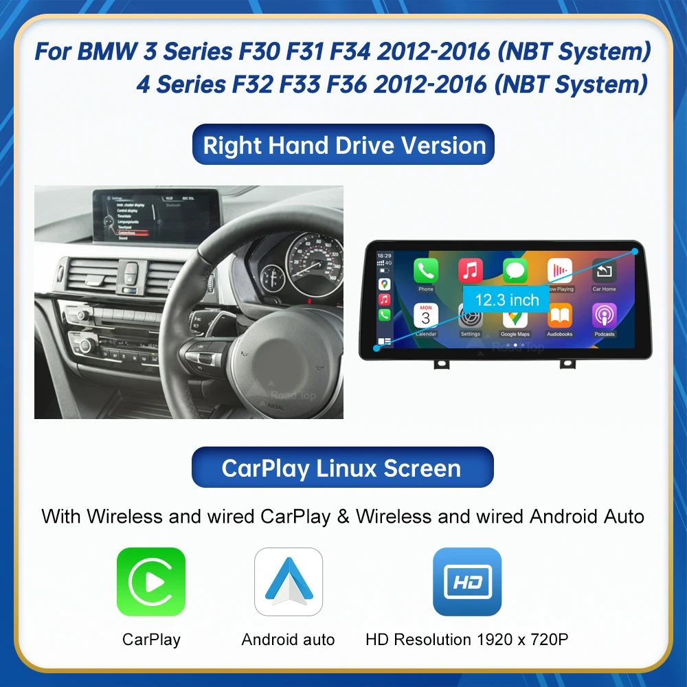 Apple Carplay Wireless Adapter Decoder, Für BMW 1 2 3 4 Serie mit NBT System F20 F21 F22 F23 F30