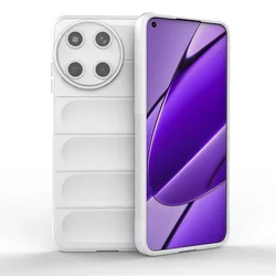 Soft Silicone Shockproof Phone Bumper Case - Skin - Friendly Protective Cover for Realme 11 4G Global (LightGrey)