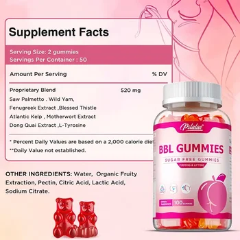 BBL Gummies - Big Butt, Manage Body Shape, Improve Appearance, Increase Confidence, Sculpt Your Butt and Hips 2