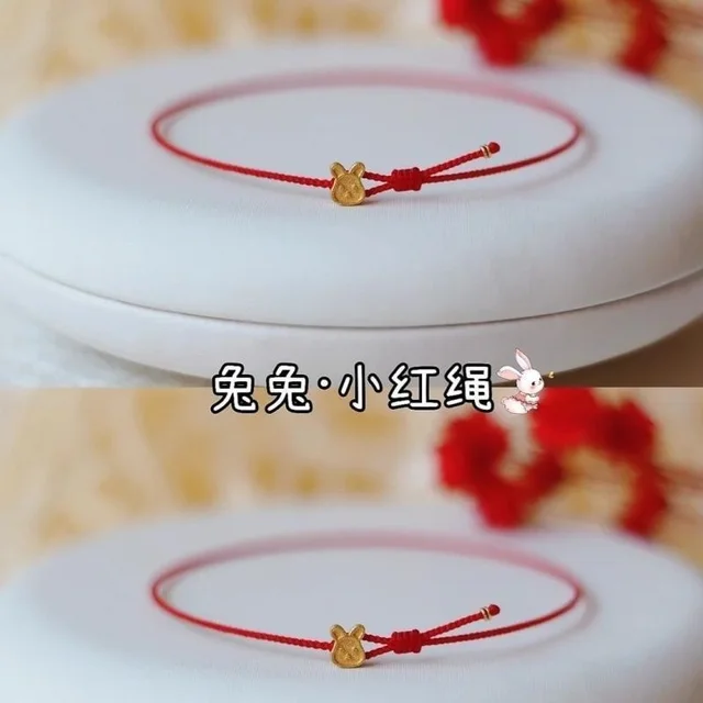 Bracelet classique en corde rouge porte-bonheur avec gourde, carpe koï, lotus et bois de pêche, bijou de mode pour femmes, hommes, couples, cadeau d'amitié, accessoire