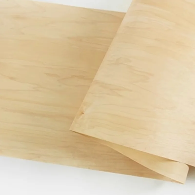 Natural Maple Pattern Solid Wood Veneer Musical Instrument Decoration Veneer L 2-2.5Meters/pcs Width 58cm T 0.3mm wood veneer
