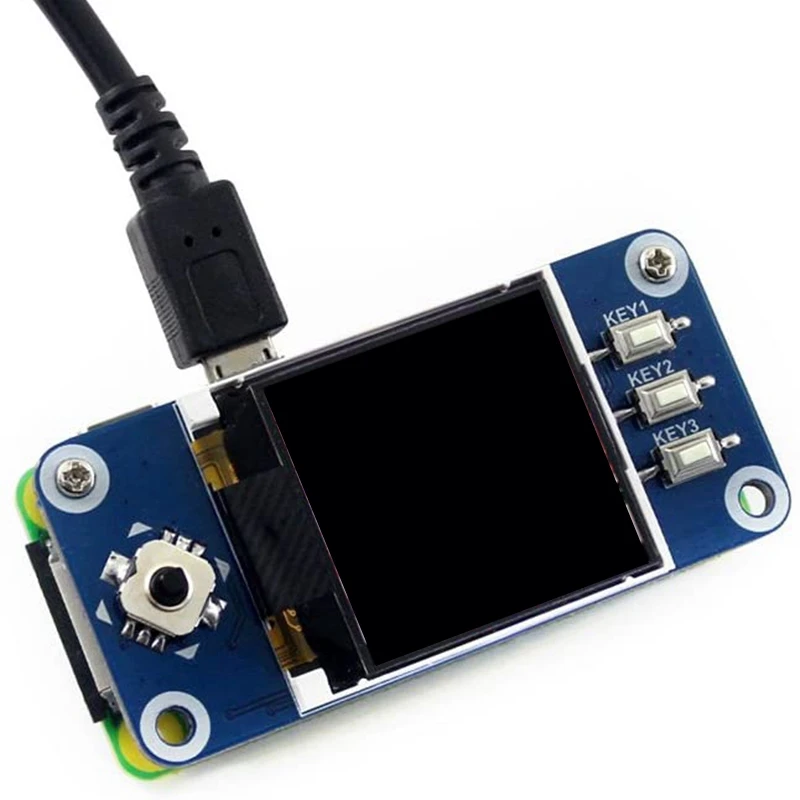 2B/3B/3B+/Zero/Zero W 128X128 픽셀 SPI 인터페이스 LED 백라이트 3.3V 용 새 1.44 인치 LCD 디스플레이 모자