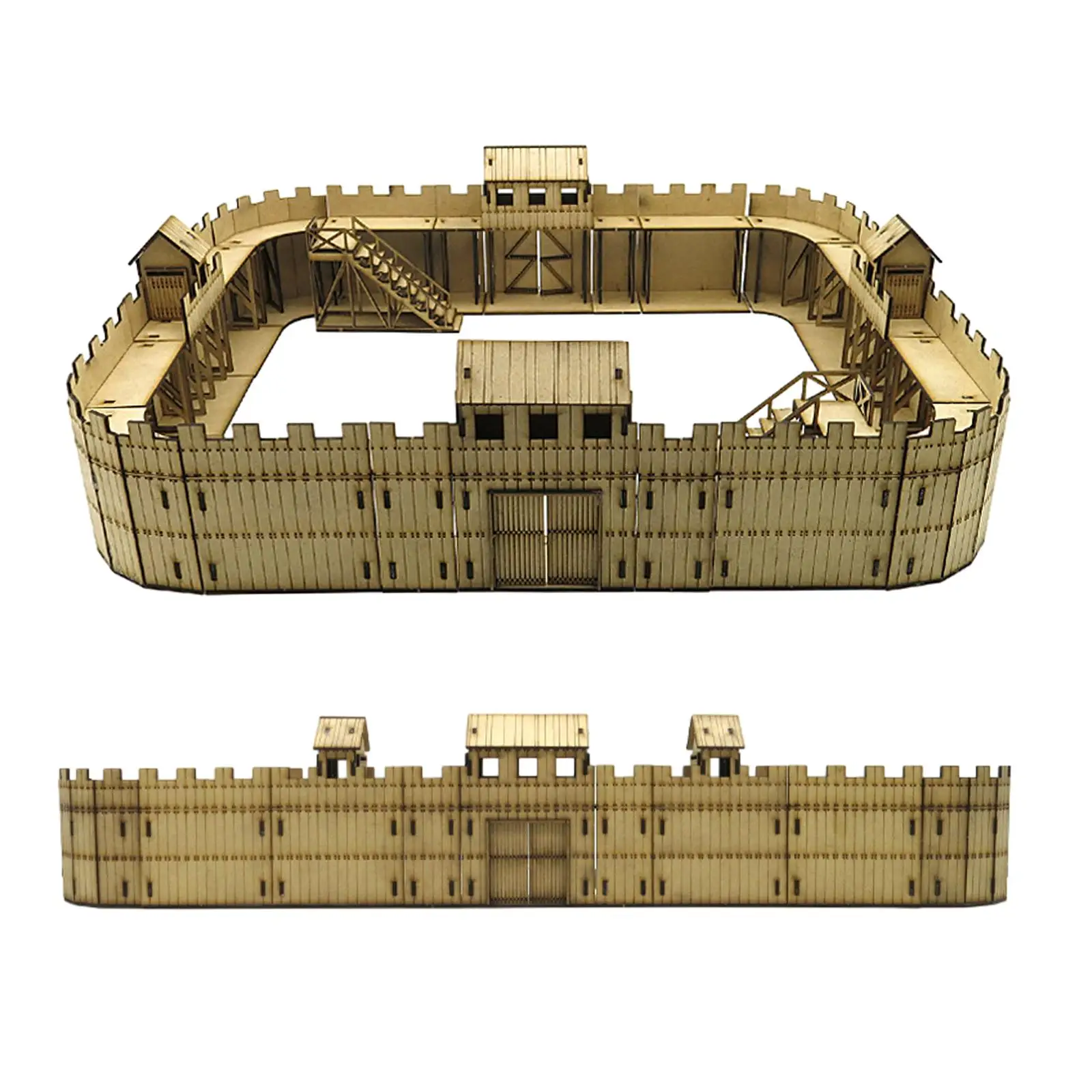 

1/72 миниатюрные деревянные 3d-головоломки крепости, образовательные коллекционные украшения, лагерь, архитектура, сцены для микро-ландшафта, Диона
