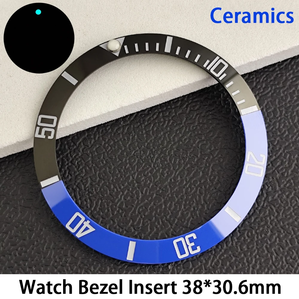 Premium 38mm Sloping Aluminum-Ceramic Bezel Insert