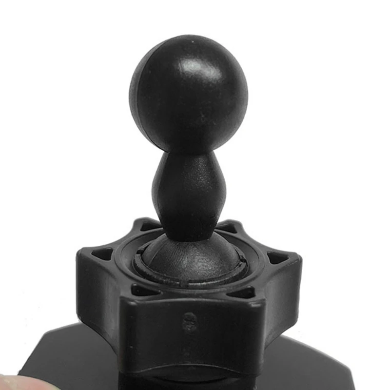 Car Phone Holder Adapter TA5C Double Ball for Head Adapter Extension Joint Mount Adapter Connecting Bracket for 17mm Magnetic Car Phone Tablet Holder