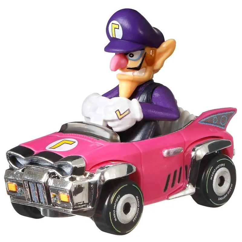 Hot Wheels Mario Kart Character Cars With Glider Set Yoshi Bowser Luigi  Toad Waluigi Shy Guy 1:64 Diecast Car Toy GXY11 boy toys - AliExpress