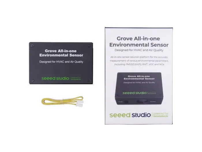 Grove - SEN54 All-in-one environmental sensor - VOC, RH, Temp, PM1.0/2.5/4/10superior accuracy and lifetime
