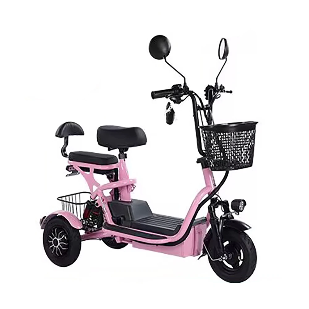 Electric Tricycle 48V 400W Mini Flash Charging Removable Lithium