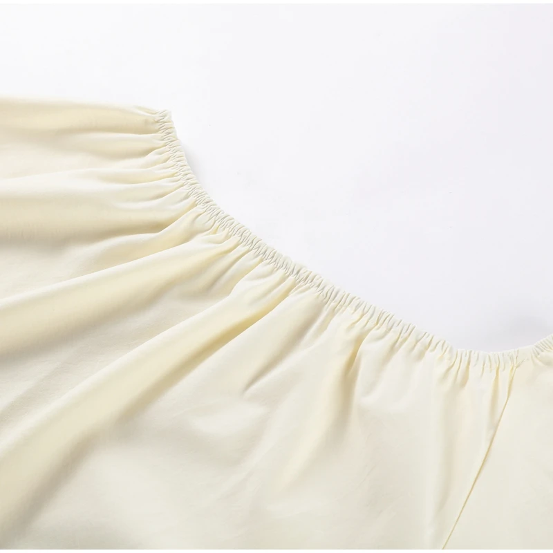 Mode Drapierte Lange Kleid Für Frauen One-schulter Flare Hülse Unregelmäßige Asymmetrische Robe Sommer Elegante Weibliche Party Kleider – Detail 7