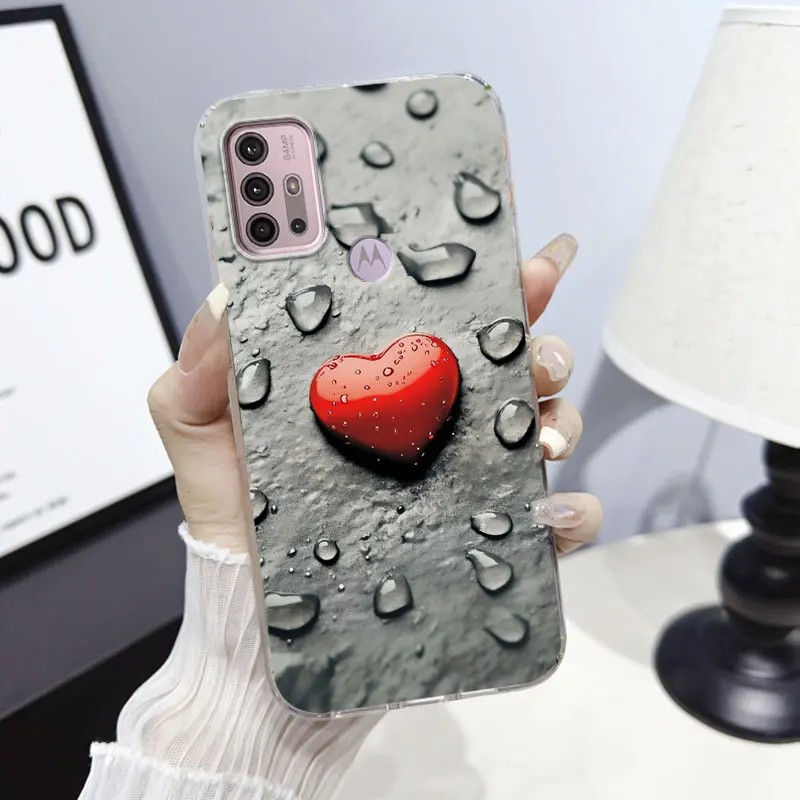 Cartoon Marble Floral Soft Silicone Protective Phone Case Cover