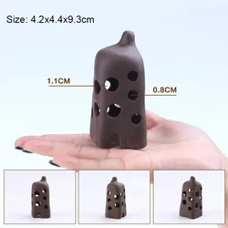 Premium Ceramic Fish & Shrimp Shelter - Scorpion-Style Aquarium Decor - As picture (Tall House)