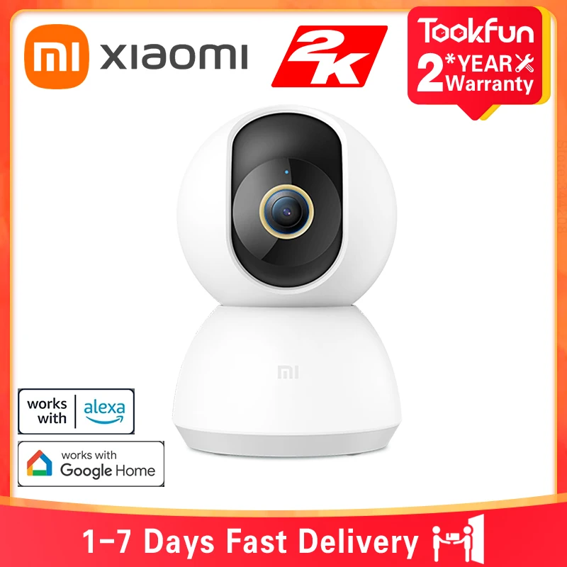 

Новая умная камера Xiaomi C300 Alexa CCTV 2K F1.4, Большая диафрагма, полноцветная, при слабом освещении, с двухсторонним голосовым управлением, приложение Mi Home
