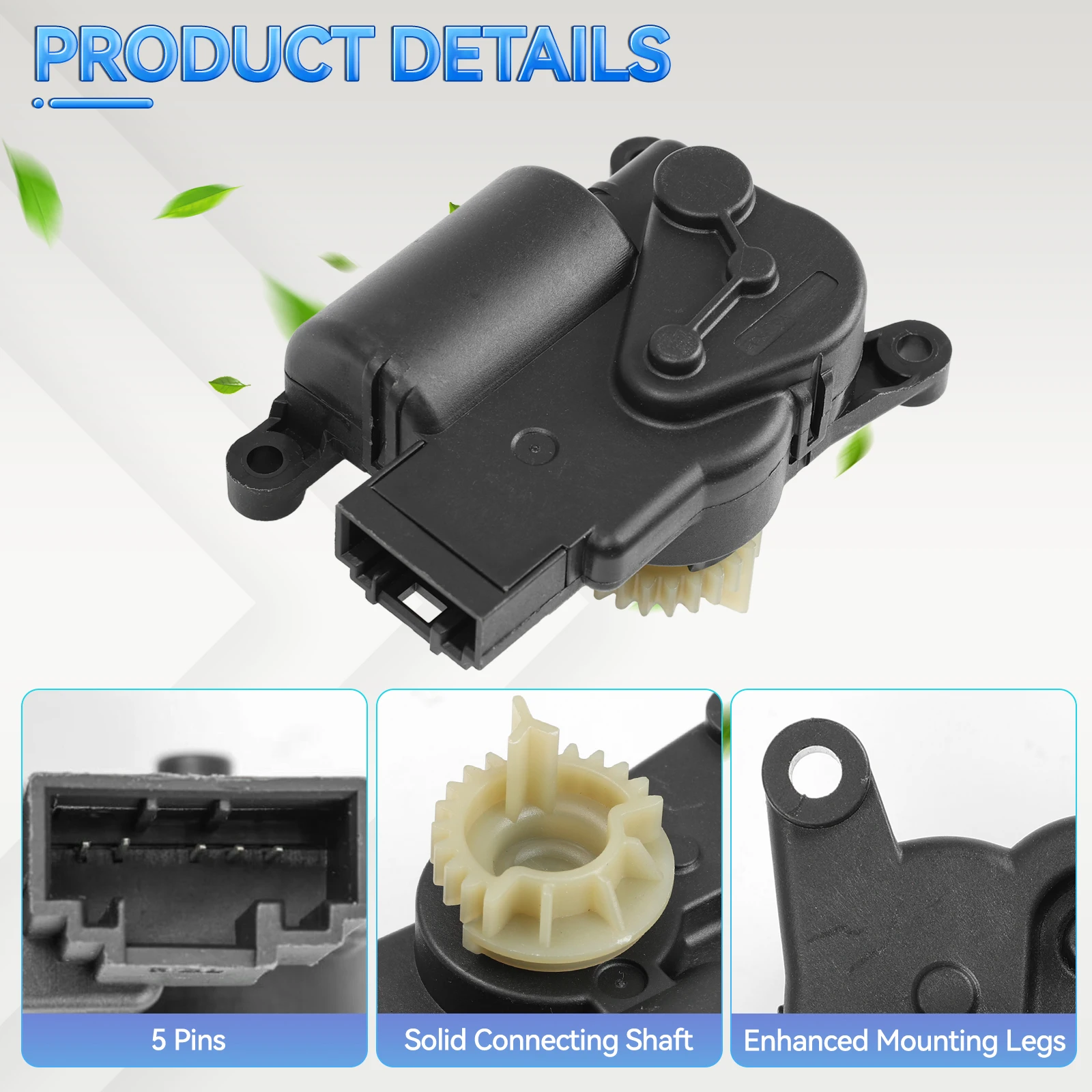 HVAC Heater Blend Door Actuator For VW Crafter Golf Tiguan Seat Ateca Audi A2 A3 TT Roadster Skoda Octavia 5Q0907511K V10771088