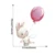 Watercolor Pink Balloon Bunny Cloud Wall Stickers for Kids Room Baby Nursery Room Decoration Wall Decals Boy and Girls Gifts PVC 21