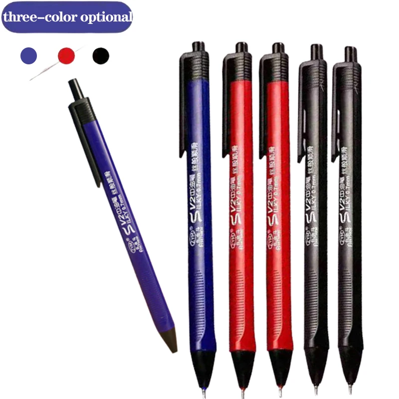 13Pcs/Set Retractable Gel Pens Black/red/blue Ink Ballpoint Writing 0