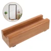 Floor Mirror Stand Solid Wood durable Mirror Bracket Full Length Heavy Duty Picture Frame display home room Mirror Support base 1