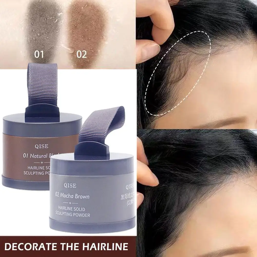 Hair Line Powder Instantly Black Brown Root Cover Up In Repair Hair Shadow Concealer Hair Paint Fill Coverag Coverage 4g Ha R3P7 пудра для бровей luxvisage brow powder тон 03 grey brown 4 г