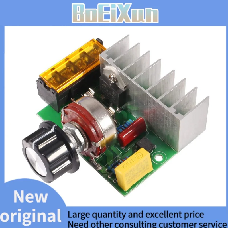 

220V AC 4000W SCR Motor Speed Controller Electric Voltage Regulator Dimmers Dimming Speed With Temperature Insurance