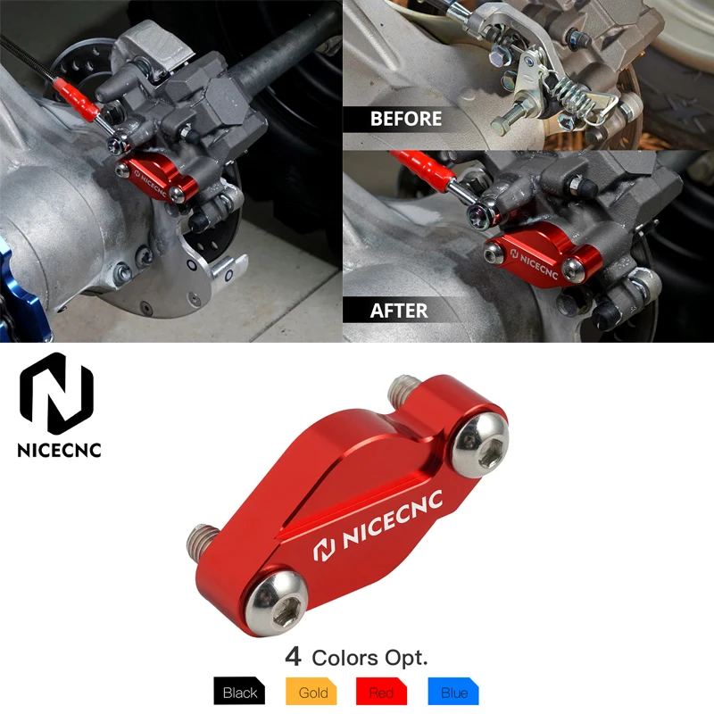 Nicecnc Per Yamaha Raptor 700R Yfz450R Atv Piastra Freno Di Stazionamento 700 Yfz450 Quad Atv Accessori