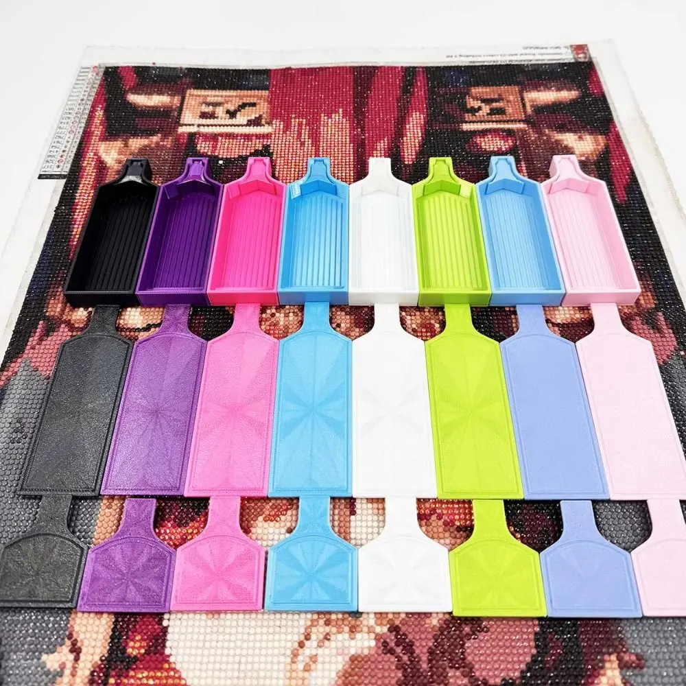 DIY Craft 2in1 Large Diamond Painting Tray Embroidery Large Capacity Beads Sorting Storage Tray With Cover Beading Plates