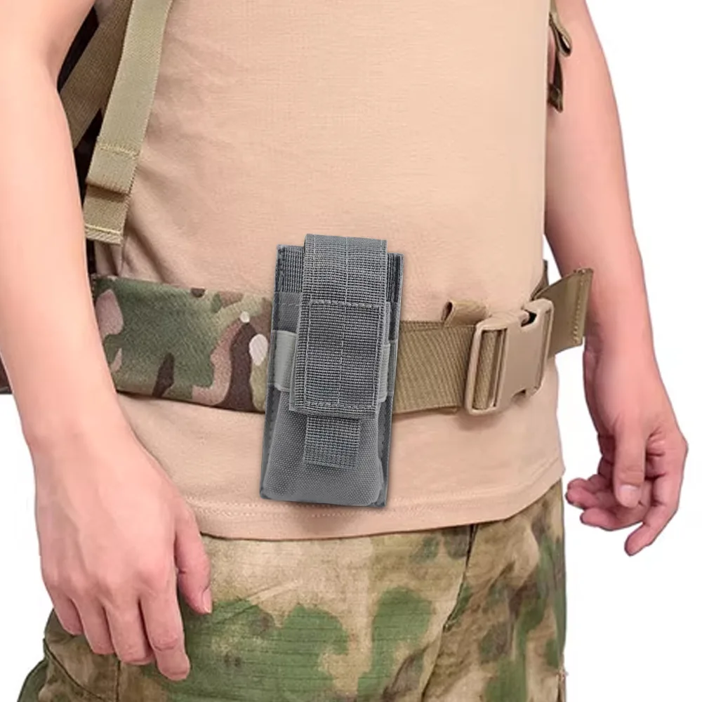 

Tactical Flashlight Pouch Holster Torch Case for Belt Torch Cover Hunting Lighting Accessory Survival Kits