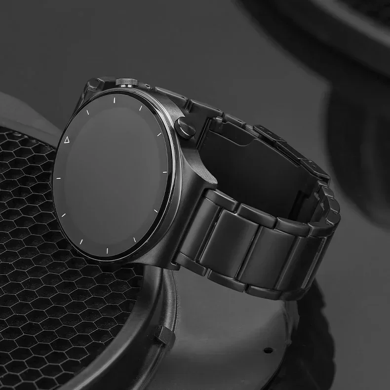 Premium Titanium Metal Band Strap for Smartwatches, Adjustable Bracelet for Men and Women