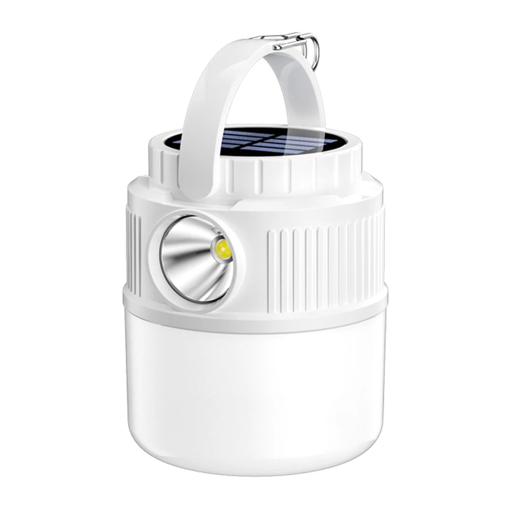 Portable ABS PC Handheld Flashlight Camping Lamp for Hiking