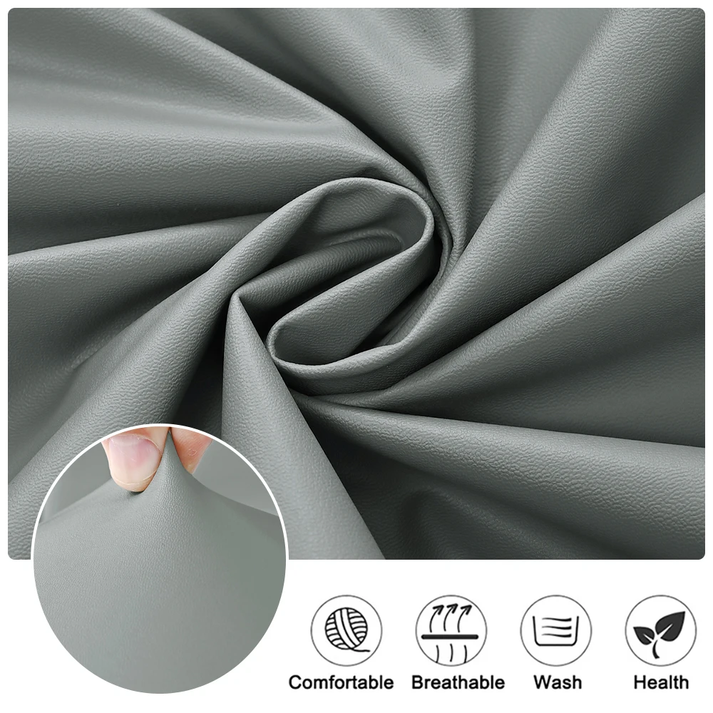 PU Leather Waterproof Sofa Seat Covers Pure Colour Sofa Cushion Slipcovers Protector for Living Room Office Sofa Cover Removable 6
