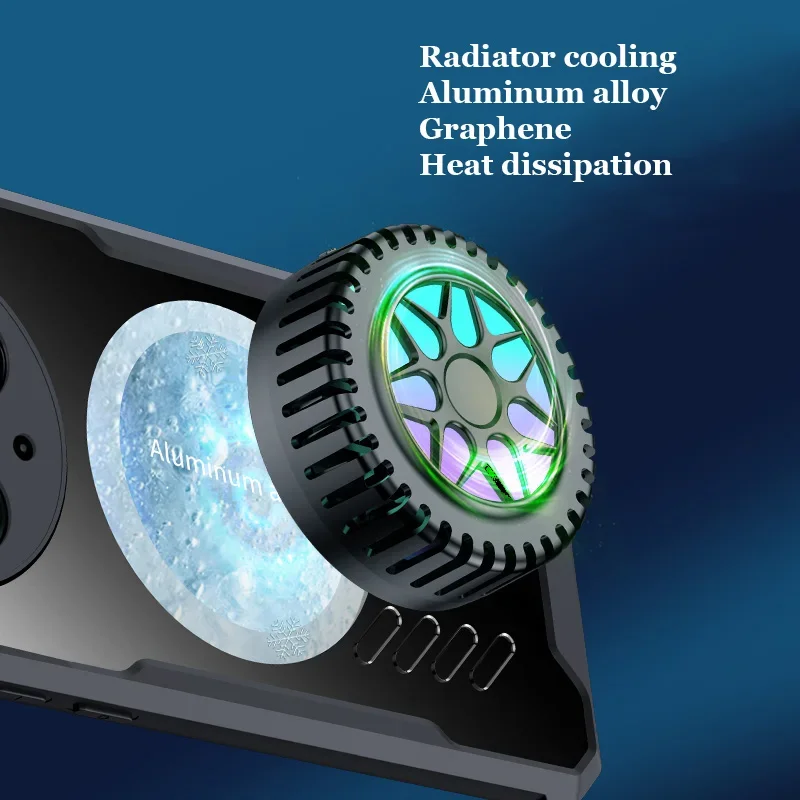 Graphen-Wärmeableitungs-PC-Gehäuse für Huawei Mate 60 50 50E 40 40E 30 Pro Plus Atmungsaktive transparente Stoßstangengehäuseschale_voghion.com