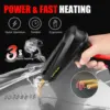200W Hot Welding Machine Repair Auto Body Bumper Plastic crack Tool Kit With Welding Nail 2 in 1 Plastic Welder Gun 3