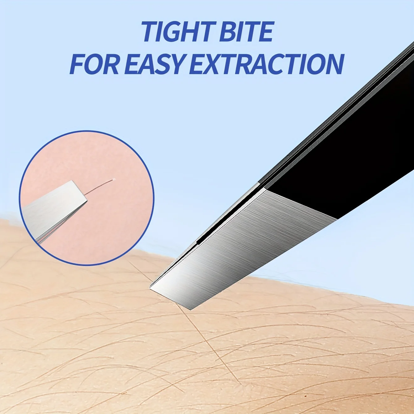 정밀 스테인레스 스틸 눈썹 핀셋 무향 제모 및 손질 도구, 내구성 있는 페이셜 케어 액세서리