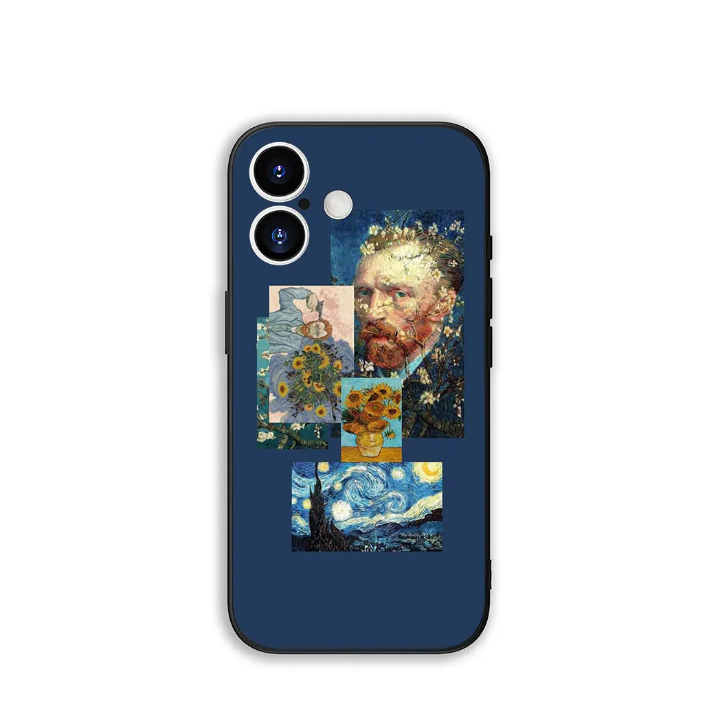 Starry Night Van Gogh Painting Phone Case - Artistic Design Protective Cover