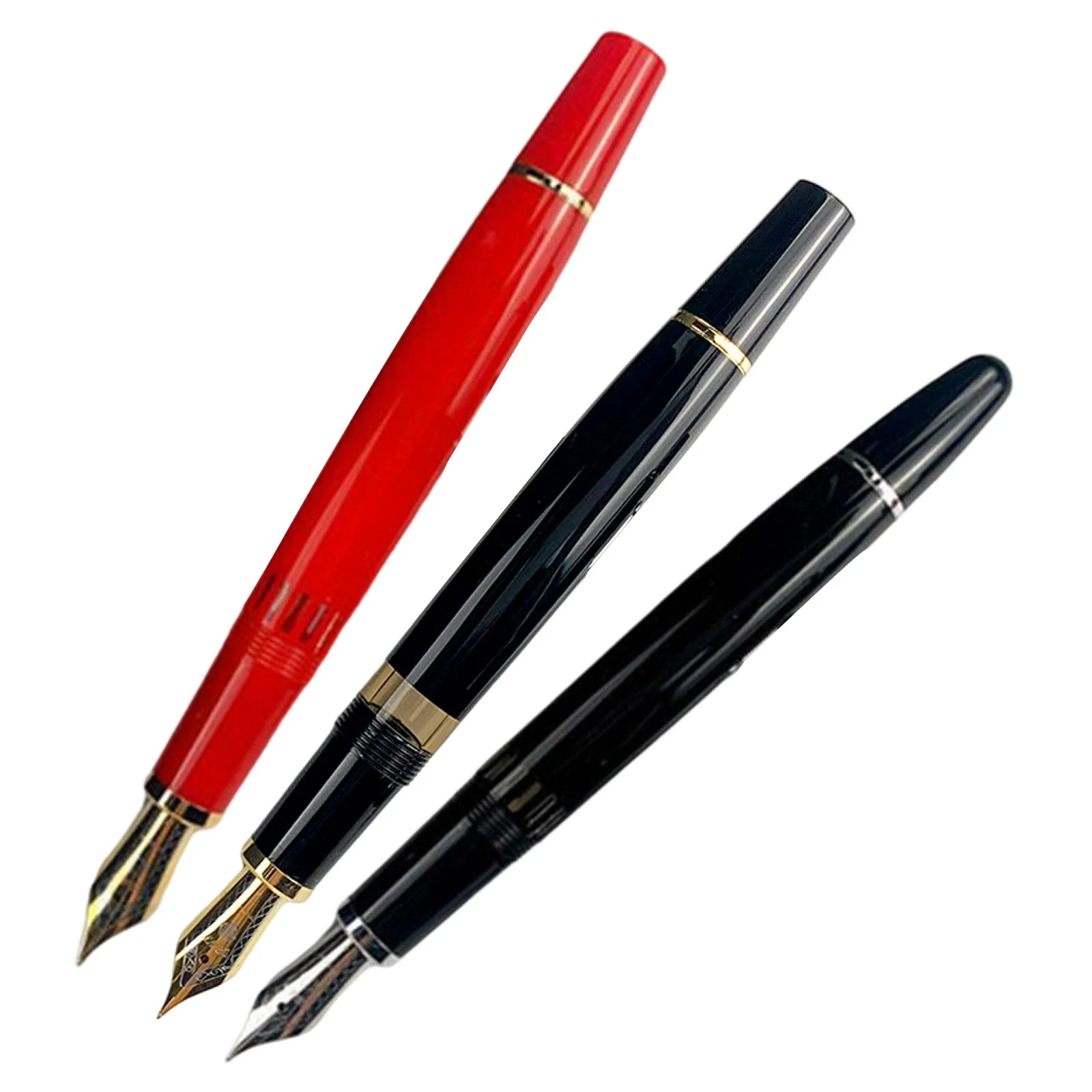 Yong sheng 629 Fountain Pen Large capacity Iridium EF/F nibs Piston inking Resin Office school business Writing ink pens gitfs 6