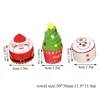 Christmas Cake Shape Towel Snowman Dinner Decor New Year 2023 Embroidered Towel For Home Christmas Tree Towels Children'S Gifts 6