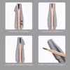 4 Sides Eye Makeup Pencil Sharpener Pencil New Design Shaper for Brows Makeup Professional Eyebrow Cosmetic Pen Sharpening Tool 5