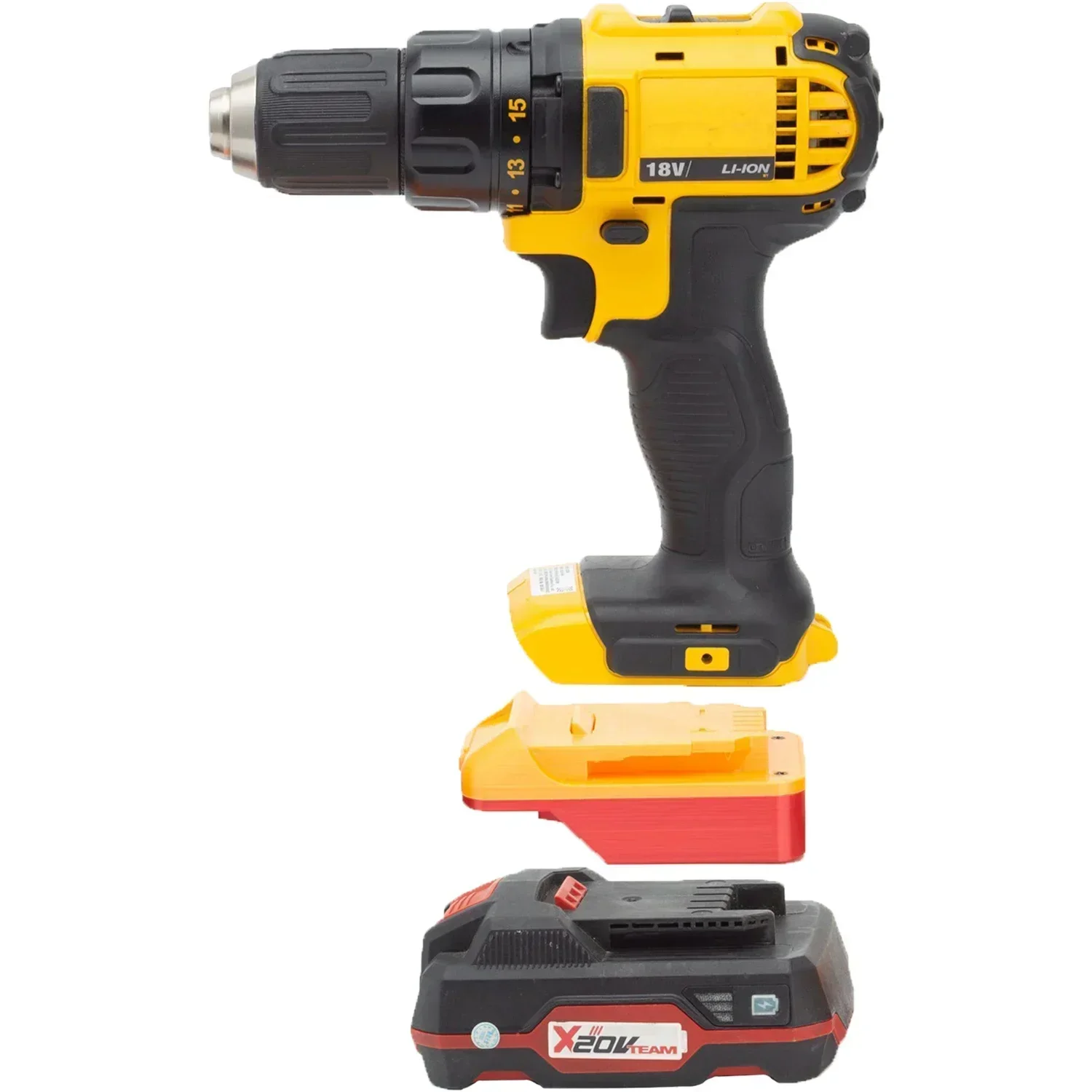 Adapter for Lidl Parkside X20V to DeWalt 18/20V Li-Ion/Nickel - Main Image