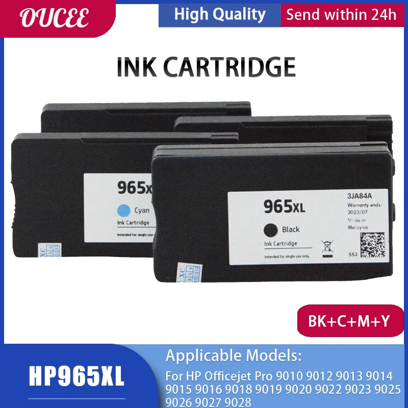 

Ink Cartridge for HP965XL HP OfficeJet Pro 9010 9012 9013 9014 9015 9016 9018 9019 9020 9022 9023 9025 9026 9027 9028 9029