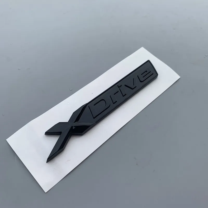 3D ABS Logo Xdrive Emblem Car Trunk Badge Nameplate Xdrive Sticker For Xdrive 320d 320i 530d 525d E60 F10 G20 Accessories