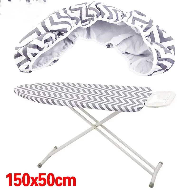Ironing Board Covers Scorch Resistant Iron Cover With Padding Heat Reflective Heavy Duty Pad Replacement 1pc 150x50cm ironing board cover