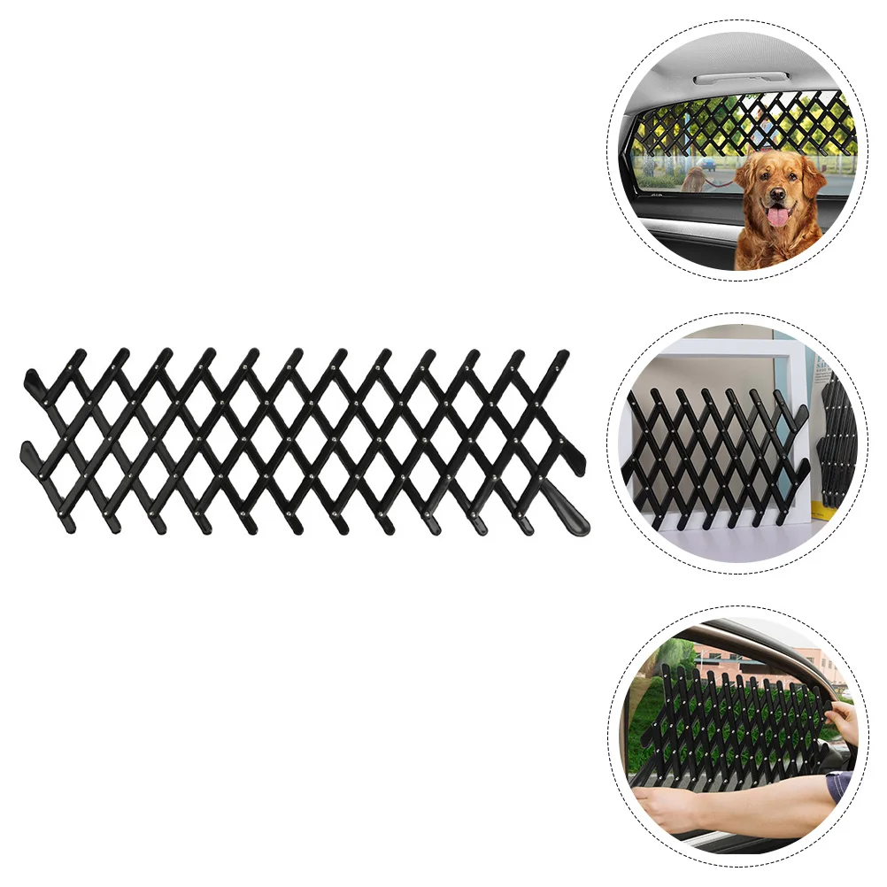 Portable pet fence dog barrier car window safety retractable gate for carriers outdoor protector