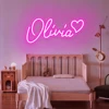 Custom Name Neon Sign Baby Birthday Party Gift Kid Room Home Wall Decor Led Name Sign Dorm Room Decor Personalized Gifts for Her 1