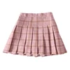 Women Summer Preppy Style Plaid Pleated Skirt School Uniform