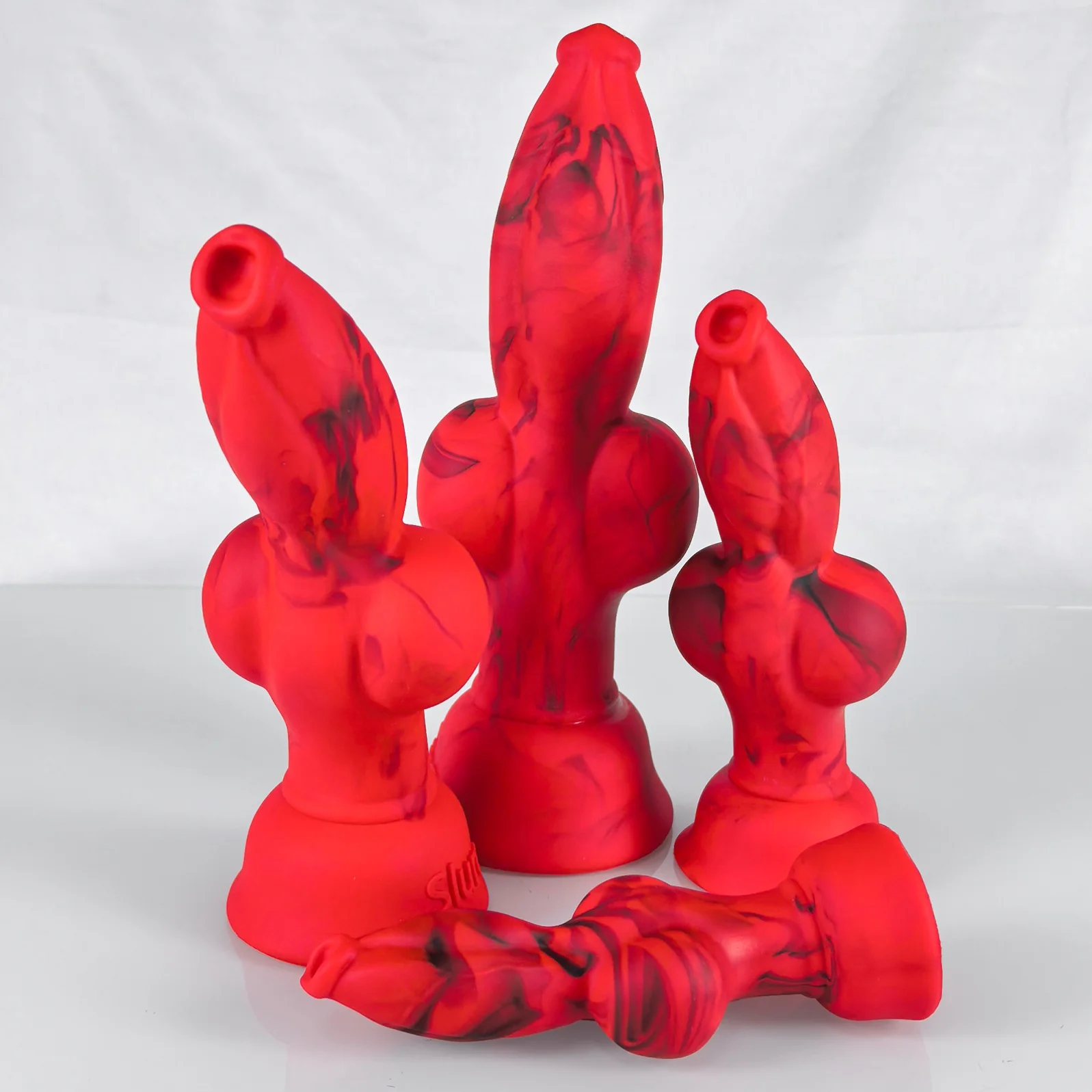 Dildo gigante rosso, dildo realistico, plug anale, dilatazione anale, resistente, morbido silicone, ventosa, giocattoli sessuali per donne e uomini, massaggio prostatico 18_voghion.com
