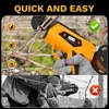 Swanosft Cordless Electric Tying Machines For Vineyards, Grape vine tying machine 2*2ah battery Professional 16.8V vine binder 4