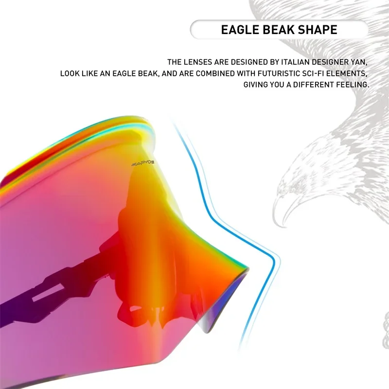 Kapvoe Ski Sunglasses MTB Bike Glasses Riding Snow Goggles Ski Sports Eyewear for Man Women Cycling Glasses Skiing Eyewear