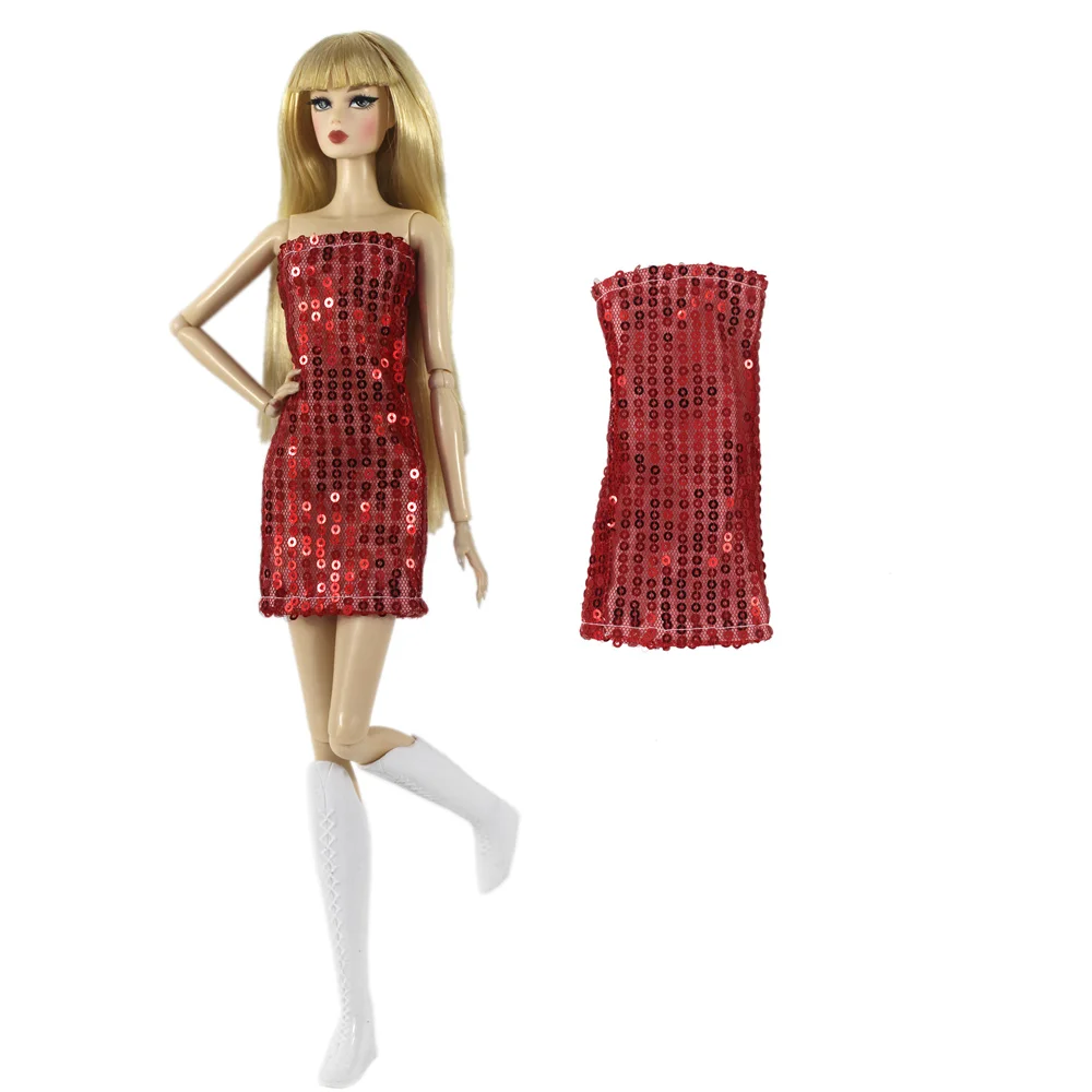 Mix Doll Dress 11.5 Inch Doll Clothes Coat Shiny Beauty 30 CM Doll Dress Party 6